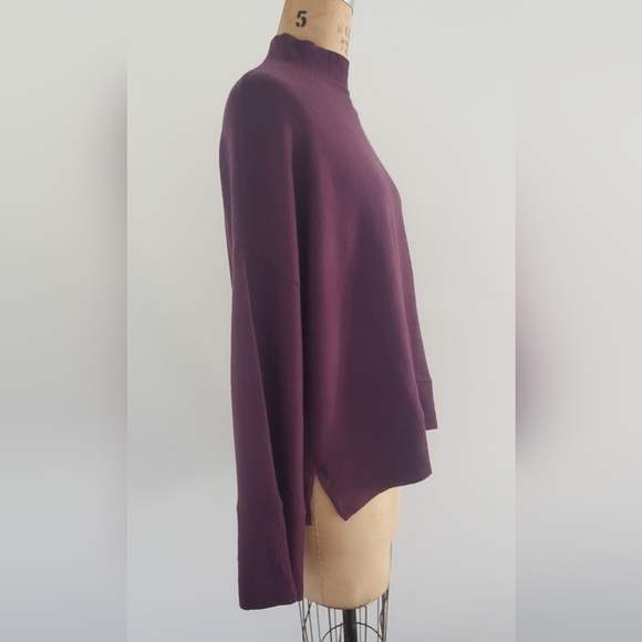 redhaute mock neck sweater,.size M, purple - Picture 2 of 7